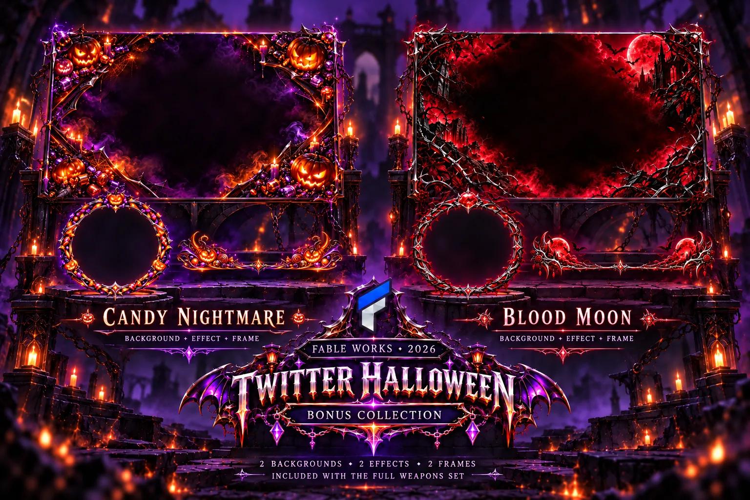 Halloween Weapons Set 2026 - อาวุธ 7 ชิ้น พร้อมเอฟเฟกต์ ภาพตัวอย่างที่ 4